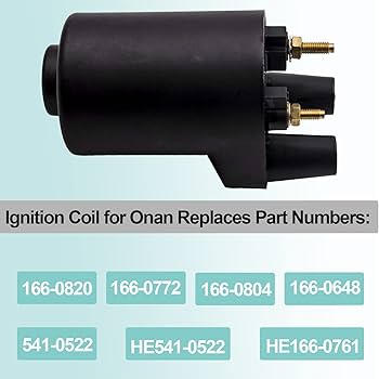 Amazon.com: 166-0772 Ignition Coil for Onan 166-0820 166